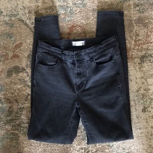 Madewell 9” High Riser Skinny Skinny Black Jean